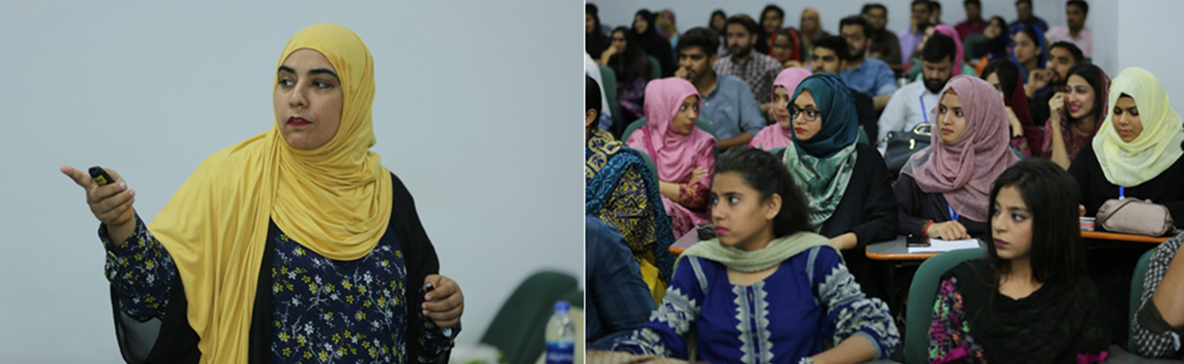 Dr. Irum Saba, Guest Speaker, Iqra University